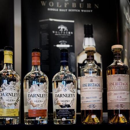 verschiedene Gin-Sorten