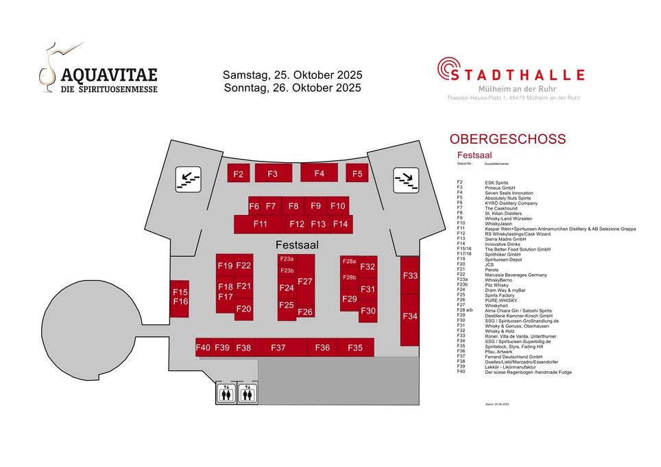 Aquavitae 2025 1. OG Stand 26.09.2025